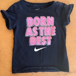 Rolled sleeve Nike T-shirt